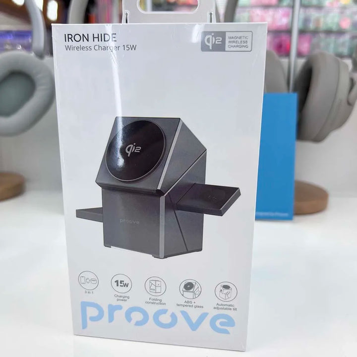 Qi2 3-in-1 Wireless Charger with Auto-Rotating Dock for IPhone 16/15/14 Pro Max, AirPods, and IWatch Fast Charging